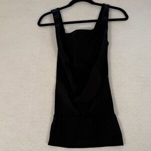 Blanqi Everyday Maternity Belly Sport Support Tank Top Womens Small Black Shirt‎